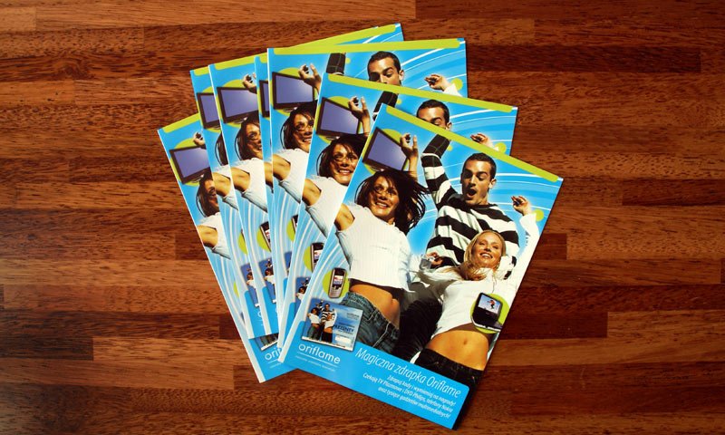  substancja, oriflame advert flyer