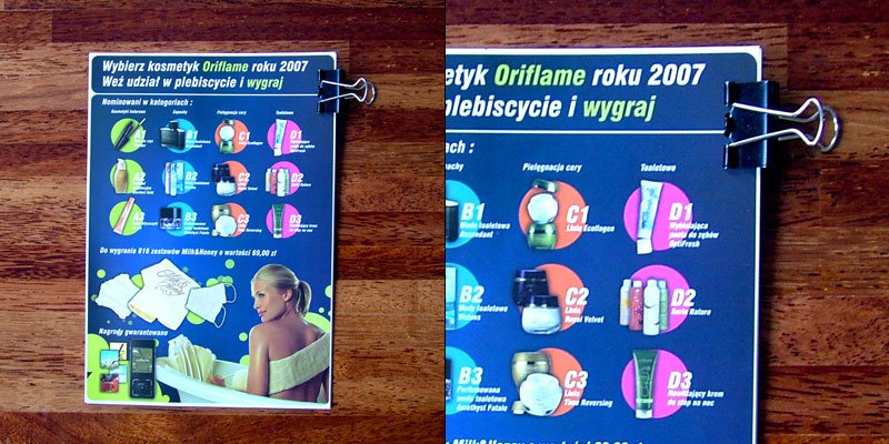  substancja flyer oriflame