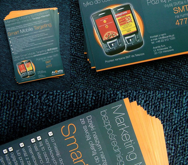 Smart Mobile Marketing - print flyer for direct marketing purposes - substancja.pl